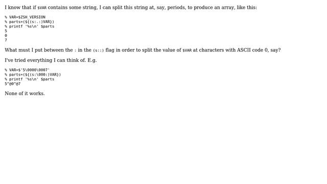 Unix & Linux: How to split a string at some non-printable-character delimiter? смотреть онлайн