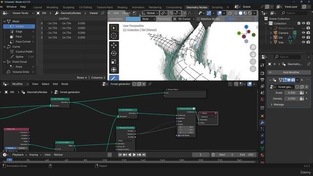 3 -Creating a Forest Path Using the Proximity Node смотреть онлайн