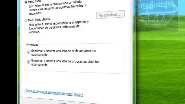 Habilitar Transparencia y comando ejecutar en Windows Vista!! смотреть онлайн