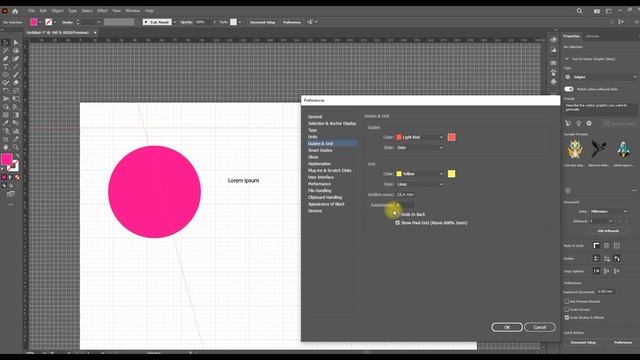 #61 Настройки направляющих и сетки в Adobe Illustrator смотреть онлайн
