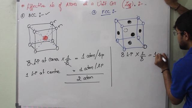 Solid States | GC 3.0 | Calculation of Zeff In An Unit Cell | SCC FCC BCC ECC | Part 4 | Chap 1 12t смотреть онлайн
