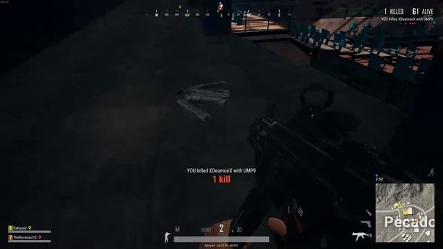 PUBG FPP Double kill UMP Burst смотреть онлайн
