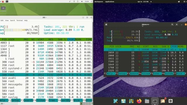 Ubuntu Mate 22.04 vs Pop! OS 22.04: RAM Usage смотреть онлайн
