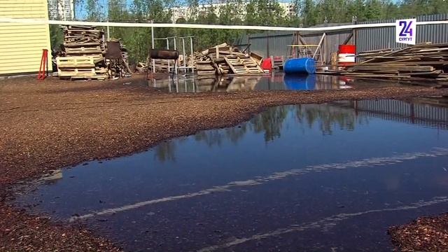 В Сургуте дожди подмыли несколько участков на Киртбая