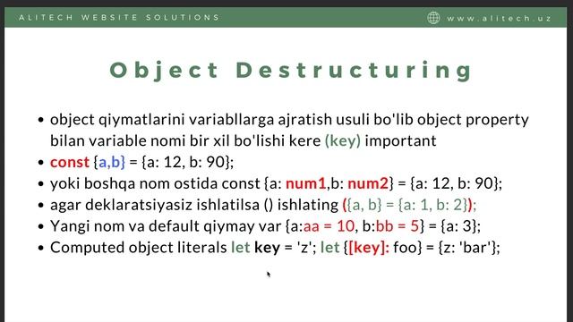 06 - Destruktsiyalash(ajratib olish) смотреть онлайн
