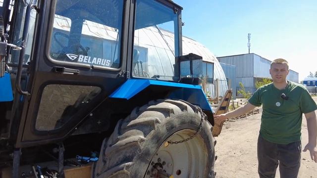 Задние крылья и удлинители трактора МТЗ. Обзор по толщины и покраски #мтз #мтз82 #мтз1221 #трактор