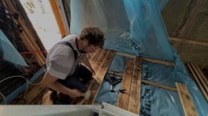 Укладка шпунтованной доски на пол. Первый раз