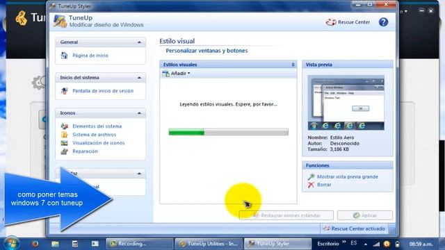 como poner temas windows 7 con tuneup смотреть онлайн