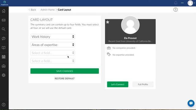PeopleGrove Tutorial – Admin Tools, Card Layout смотреть онлайн