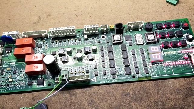 Сервисная плата SPBC OTIS куда подключить питание смотреть онлайн