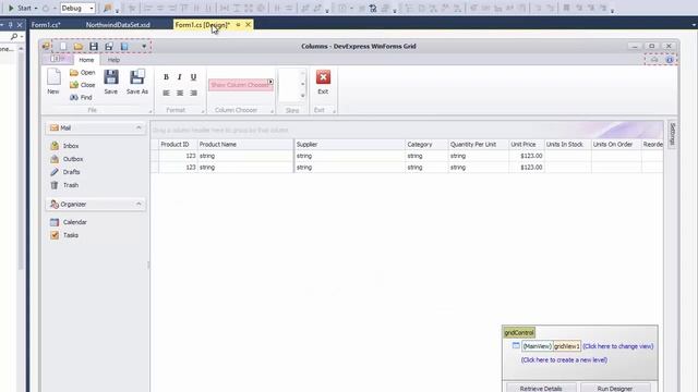 DevExpress WinForms Grid Columns: Column Chooser API смотреть онлайн