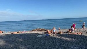 Абхазия. Самый лучший пляж Лдзаа? Поселок Лидзава. Рыб завод. Песочный пляж почти обман.