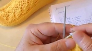 Носки спицами от мыска.#(2024.)