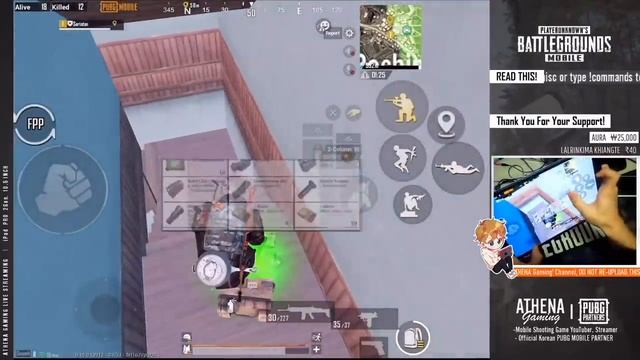 THEY ARE ON MY HEAD!!! ISOLATED ATHENA - PUBG MOBILE смотреть онлайн