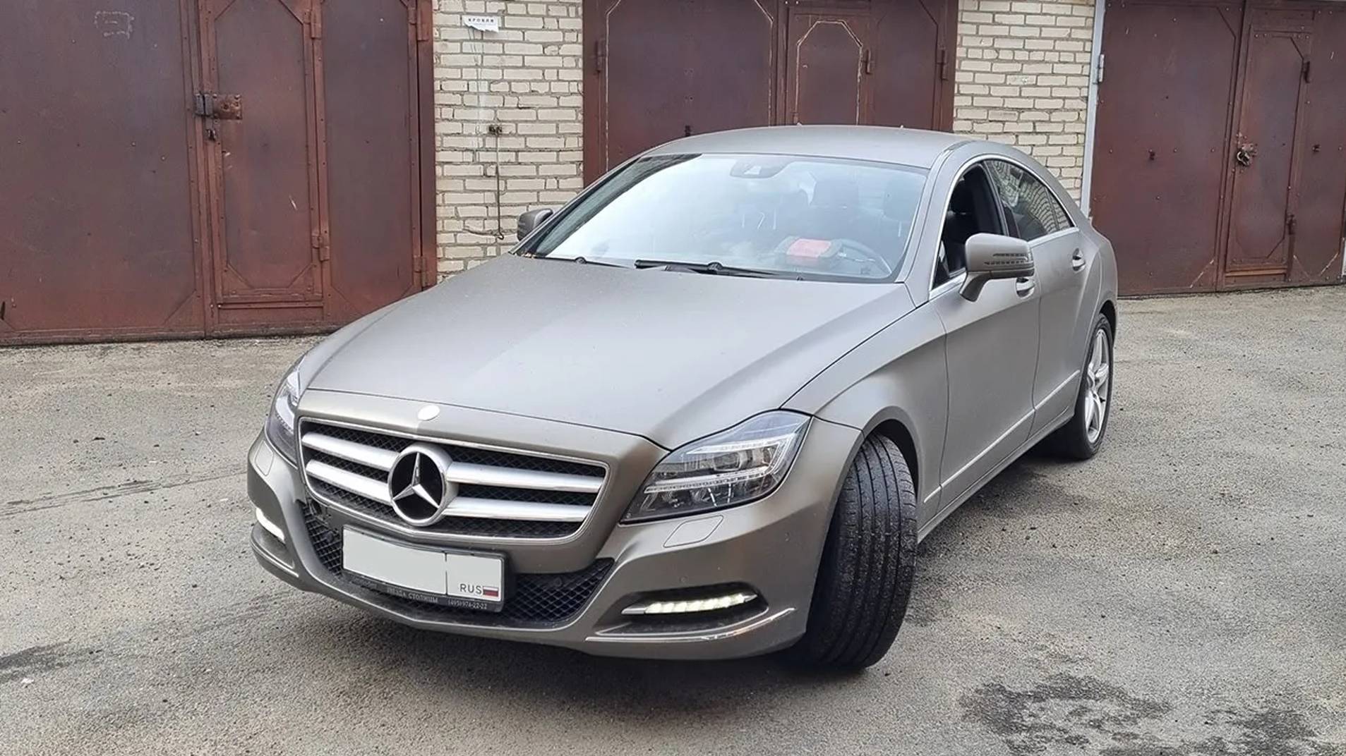 Mercedes CLS 350 C218 обездвижен, но не сломлен. Оживляем!