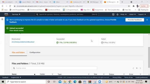 AWS Storage S3 bucket and IAM Role смотреть онлайн