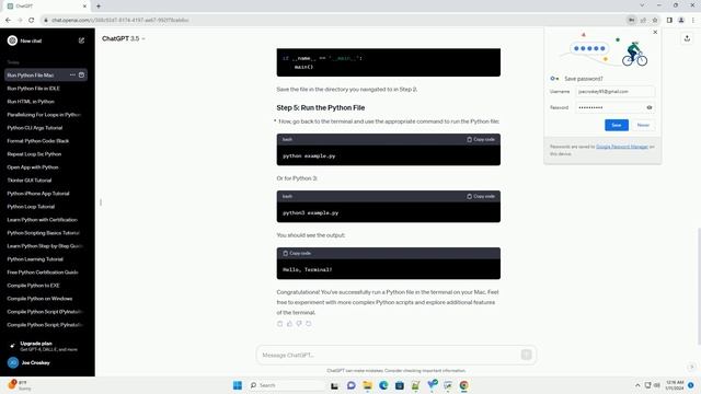 how to run python file in terminal mac смотреть онлайн