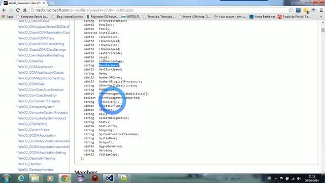 [Programowanie Windows] Jak napisać program do odczytu informacji o PROCESORZE ? Czyli używaj WMI. смотреть онлайн