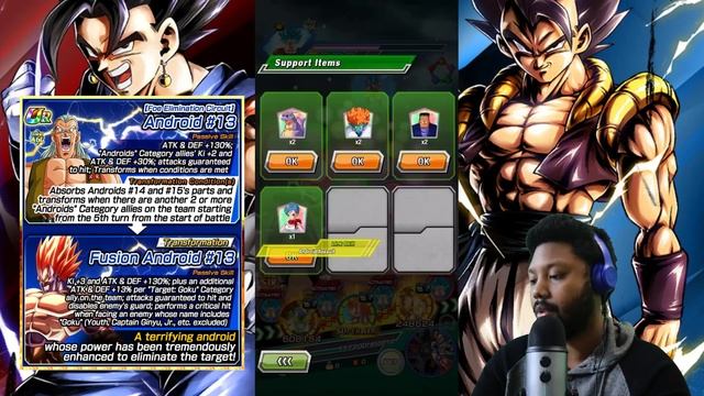 THE PERFECT ANDROID TEAM VS THE FIGHTING LEGEND GOKU! TARGET GOKU ELIMINATED💢( DBZ DOKKAN BATTLE) смотреть онлайн
