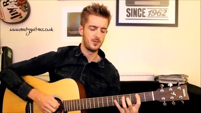 Elvis "Heartbreak Hotel" EASY Beginner Acoustic Blues Guitar Lesson Tutorial смотреть онлайн