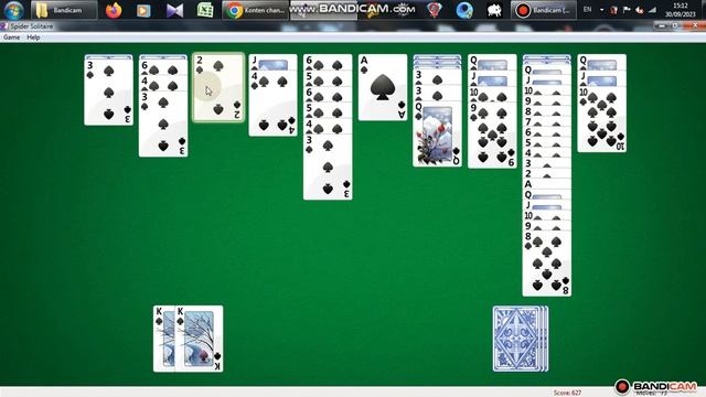 Spider Solitaire in Windows 7 Game 042 смотреть онлайн