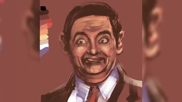 Digital art timelapse portrait PROCREATE - Speedpaint on iPad pro [Mr Bean] смотреть онлайн