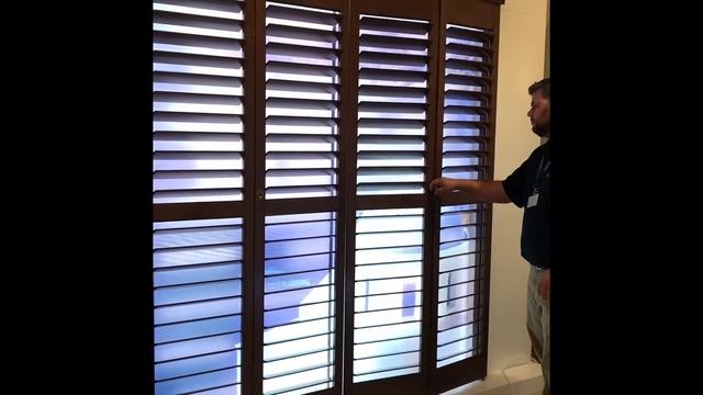 Bi-fold Shutters with Self-Closing Louvers from ShutterLuxe смотреть онлайн