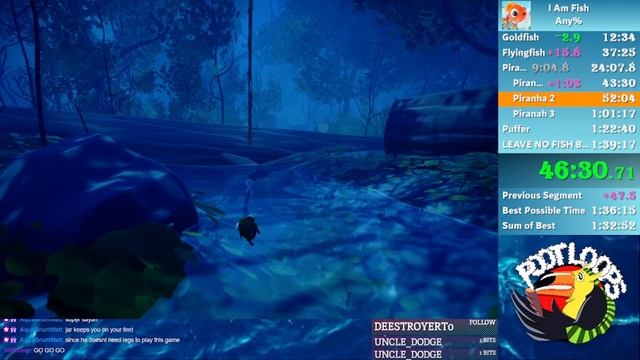 I Am Fish Previous World Record Speedrun 1:32:21