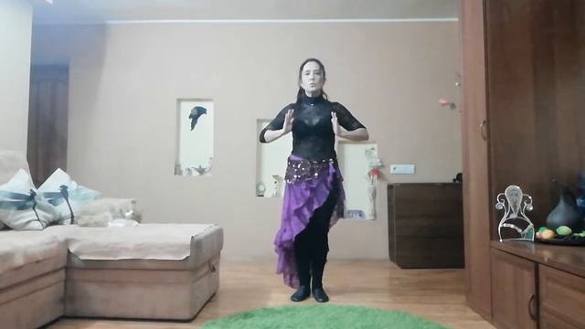 Танцуем дома. Belly Dance. Урок 10. Часть 1. смотреть онлайн