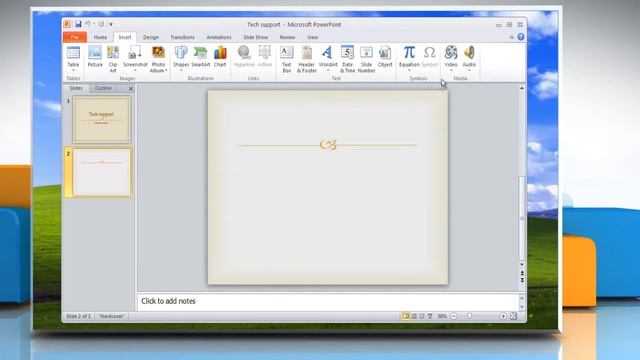 How to embed a YouTube® video in a PowerPoint 2010 presentation in Windows® XP смотреть онлайн