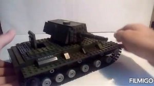 Танк кв-1 самоделка из Лего