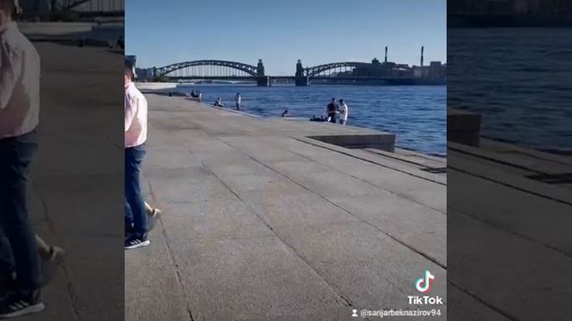 красивый город санкт-петербург улица Большеохтинский👍 смотреть онлайн