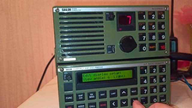 Sailor RT2048 VHF Channel Power Level: Low/Hight