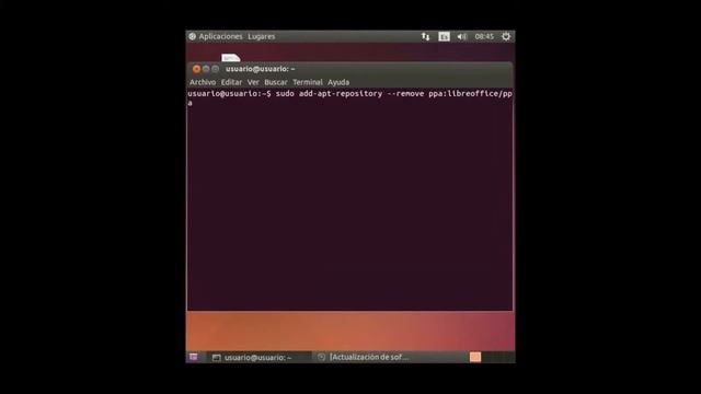 Desinstalar repositorio de Libreoffice mediante intérprete de comandos смотреть онлайн