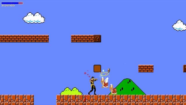 Scorpio Super Mario Crossover - Super Clash Bros смотреть онлайн