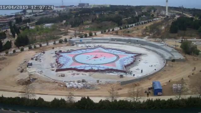 Парк Победы. Строительство фонтана..11 апреля 2019 года смотреть онлайн