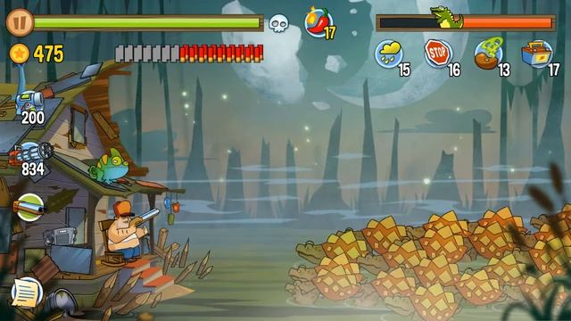 Swamp Attack - Hard Mode. Episode 3. Level 3 Gameplay Android walkthroug смотреть онлайн