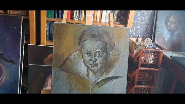 Техника живописи Рубенса. Копирую портрет Селены Клары Рубенс/ Rubens painting technique. #Rubens.