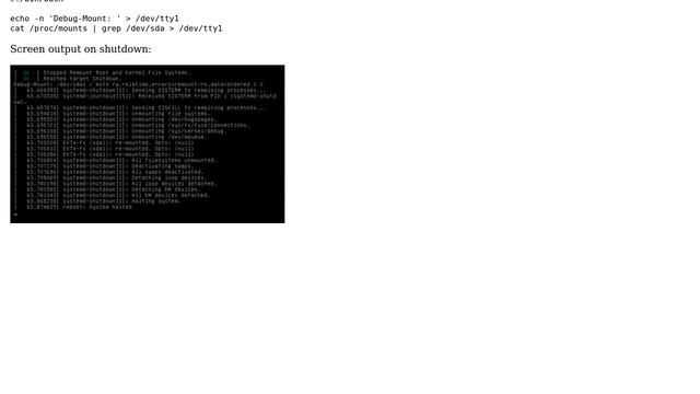 Unix & Linux: systemd: running a script on shutdown after filesystems are mounted read-only смотреть онлайн