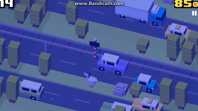 Играю в игру Crossy Road смотреть онлайн