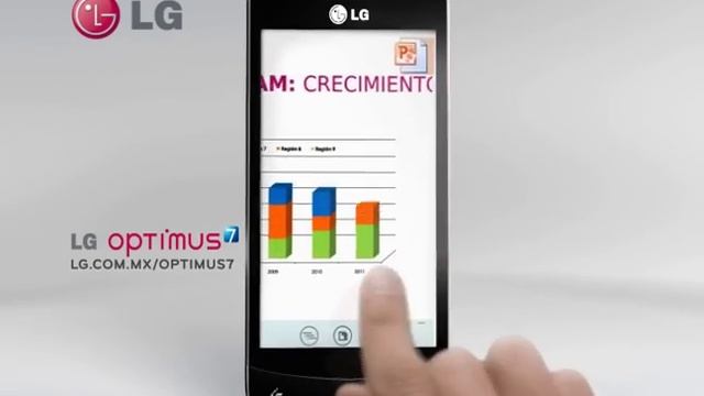 LG Optimus 7 con Office Mobile смотреть онлайн