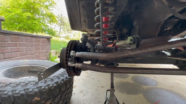 1 ton crossover steering install on Jeep TJ смотреть онлайн