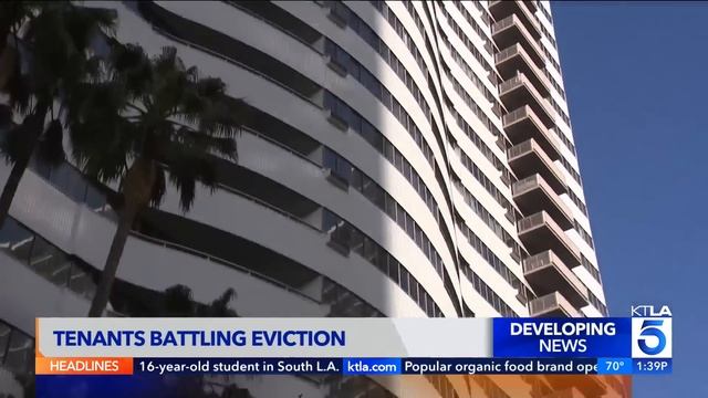 Tenants of West L.A. high rise sue owners over pending eviction смотреть онлайн