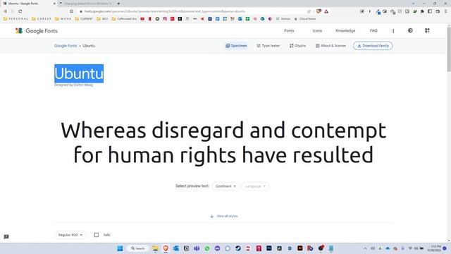 Change default font on windows OS смотреть онлайн