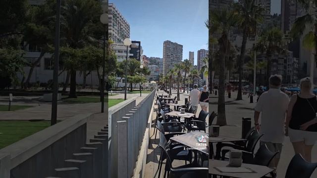 Oasis Apartments walk to Veracruz Supermarket part 1 Benidorm October 2023 смотреть онлайн