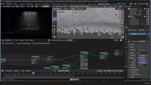 8 -Animating Particles to stick on a Surface смотреть онлайн