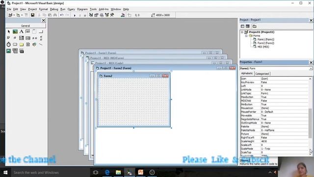 How to create MDI form in VB 6.0 смотреть онлайн