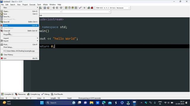 Dev C++ Setup For C++ Programming | Installation,Themes, Fonts And Run C++ First hello World Progra смотреть онлайн