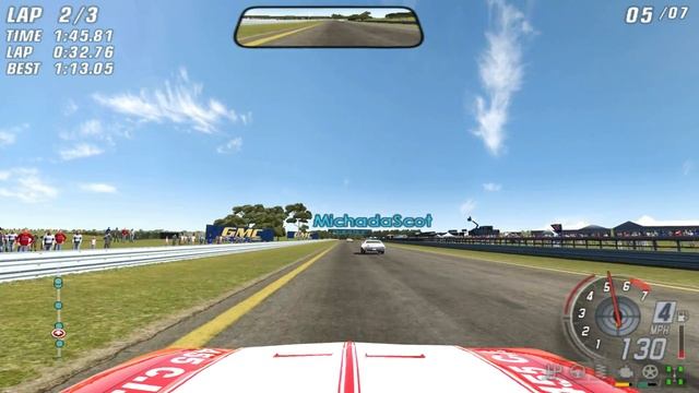 Toca Race Driver 3 (V8 Supercars) Gameplay PC, Sandown, Openspy Online Racing смотреть онлайн