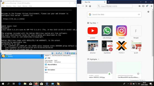 Proxmox Virtual Environment (Virtual Box Tutorial) #8 смотреть онлайн